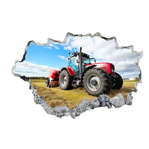 LuckyGGT 3D Dreidimensionaler Traktor Wandaufkleber Wandbrechende Schlafzimmer Wohnzimmer Dekoration Selbstklebender PVC Aufkleber Wasserdicht 40 * 60cm LuckyGGT 3D Dreidimensionaler Traktor Wandaufkleber Wandbrechende Schlafzimmer Wohnzimmer Dekoration Selbstklebender PVC Aufkleber Wasserdicht 40 * 60cm von LuckyGGT