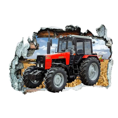 LuckyGGT 3D Dreidimensionaler Traktor Wandaufkleber Wandbrechende Schlafzimmer Wohnzimmer Dekoration Selbstklebender PVC Aufkleber Wasserdicht 40 * 60cm LuckyGGT 3D Dreidimensionaler Traktor Wandaufkleber Wandbrechende Schlafzimmer Wohnzimmer Dekoration Selbstklebender PVC Aufkleber Wasserdicht 40 * 60cm von LuckyGGT
