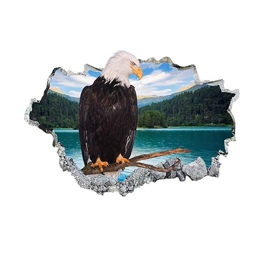LuckyGGT 3D Kreativer Wanddurchdringender Adler Wohnzimmer Schlafzimmer Dekoration Wandaufkleber Selbstklebender Aufkleber LuckyGGT 3D Kreativer Wanddurchdringender Adler Wohnzimmer Schlafzimmer Dekoration Wandaufkleber Selbstklebender Aufkleber von LuckyGGT