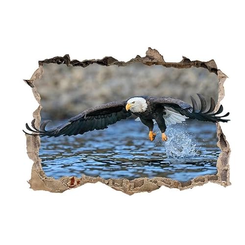 LuckyGGT 3D Kreativer Wanddurchdringender Adler Wohnzimmer Schlafzimmer Dekoration Wandaufkleber Selbstklebender Aufkleber LuckyGGT 3D Kreativer Wanddurchdringender Adler Wohnzimmer Schlafzimmer Dekoration Wandaufkleber Selbstklebender Aufkleber von LuckyGGT