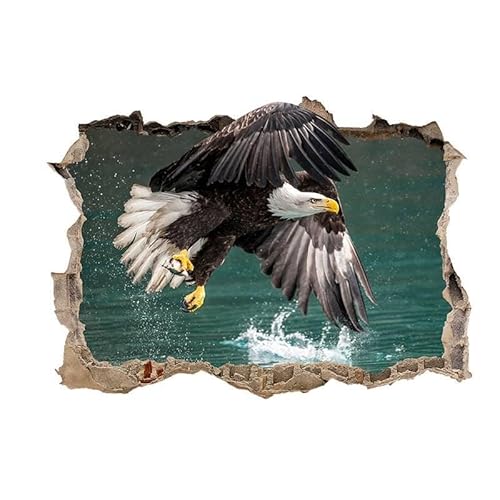 LuckyGGT 3D Kreativer Wanddurchdringender Adler Wohnzimmer Schlafzimmer Dekoration Wandaufkleber Selbstklebender Aufkleber LuckyGGT 3D Kreativer Wanddurchdringender Adler Wohnzimmer Schlafzimmer Dekoration Wandaufkleber Selbstklebender Aufkleber von LuckyGGT
