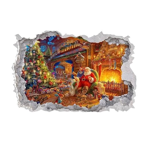 LuckyGGT Cartoon Weihnachtsmann Wandaufkleber Schlafzimmer Weihnachtsatmosphäre Hintergrunddekoration Selbstklebend 40 * 60cm LuckyGGT Cartoon Weihnachtsmann Wandaufkleber Schlafzimmer Weihnachtsatmosphäre Hintergrunddekoration Selbstklebend 40 * 60cm von LuckyGGT
