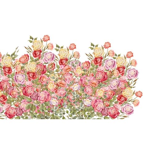 LuckyGGT Gemalte Grüne Pflanzen Blumen Schlafzimmer Wohnzimmer Wohnraum Schönheitsdekoration Wandaufkleber 40 * 90cm von LuckyGGT