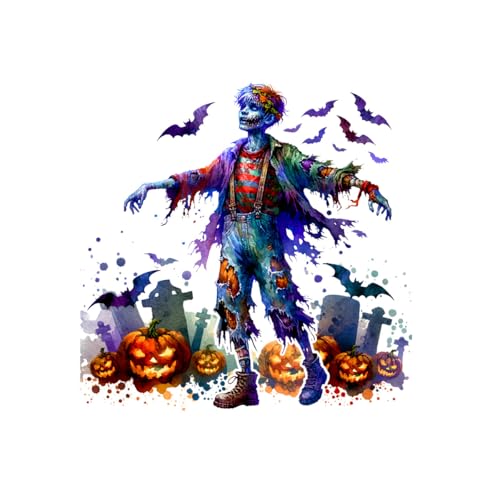 LuckyGGT Halloween Zombie Aufkleber Wohnzimmer Sofa Hintergrund Wand Dekorative Malerei Horror Kürbis Fledermaus Wandbilder 30 * 30cm LuckyGGT Halloween Zombie Aufkleber Wohnzimmer Sofa Hintergrund Wand Dekorative Malerei Horror Kürbis Fledermaus Wandbilder 30 * 30cm von LuckyGGT