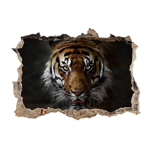 LuckyGGT Imitation 3D Wandaufkleber Tigerkopf Wandtattoo Aufkleber Wohnzimmer Schlafzimmer Selbstklebende Dekoration LuckyGGT Imitation 3D Wandaufkleber Tigerkopf Wandtattoo Aufkleber Wohnzimmer Schlafzimmer Selbstklebende Dekoration von LuckyGGT