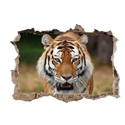 LuckyGGT Imitation 3D Wanddurchdringender Tigerkopf Selbstklebender Wandaufkleber Wohnzimmer Schlafzimmer Dekoration LuckyGGT Imitation 3D Wanddurchdringender Tigerkopf Selbstklebender Wandaufkleber Wohnzimmer Schlafzimmer Dekoration von LuckyGGT