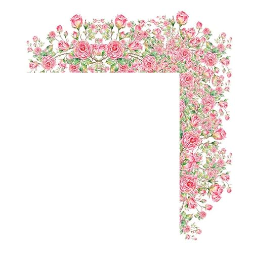 LuckyGGT Romantischer Blumenzaun Wandaufkleber Schlafzimmer Wohnzimmer Eingang Haus Tür Dekorationsaufkleber 40 * 90cm LuckyGGT Romantischer Blumenzaun Wandaufkleber Schlafzimmer Wohnzimmer Eingang Haus Tür Dekorationsaufkleber 40 * 90cm von LuckyGGT