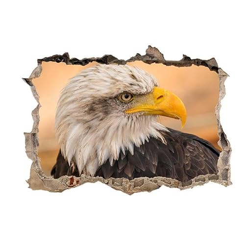 LuckyGGT Wandaufkleber 3D Adlerkopf Dekorativer Wandaufkleber Selbstklebend TV Wand Hintergrund Wand Schlafzimmer Wohnzimmer Arbeitszimmer Tapete 40 * 60cm LuckyGGT Wandaufkleber 3D Adlerkopf Dekorativer Wandaufkleber Selbstklebend TV Wand Hintergrund Wand Schlafzimmer Wohnzimmer Arbeitszimmer Tapete 40 * 60cm von LuckyGGT