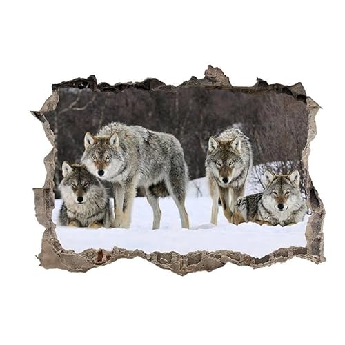 LuckyGGT Wandaufkleber Weißer Wolf Selbstklebender Wandaufkleber Wohnzimmer Schlafzimmer Raumdekoration TV Wand Hintergrund Wandtapete 40 * 60cm LuckyGGT Wandaufkleber Weißer Wolf Selbstklebender Wandaufkleber Wohnzimmer Schlafzimmer Raumdekoration TV Wand Hintergrund Wandtapete 40 * 60cm von LuckyGGT