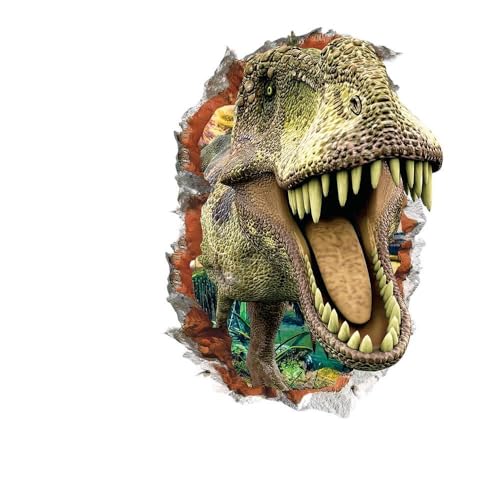 LuckyGGT Wanddurchdringender Dinosaurier-Aufkleber 3D Kreative Personalisierte Dekoration Hintergrund Wandaufkleber Selbstklebendes Dekoratives Gemälde 50 * 70cm LuckyGGT Wanddurchdringender Dinosaurier-Aufkleber 3D Kreative Personalisierte Dekoration Hintergrund Wandaufkleber Selbstklebendes Dekoratives Gemälde 50 * 70cm von LuckyGGT