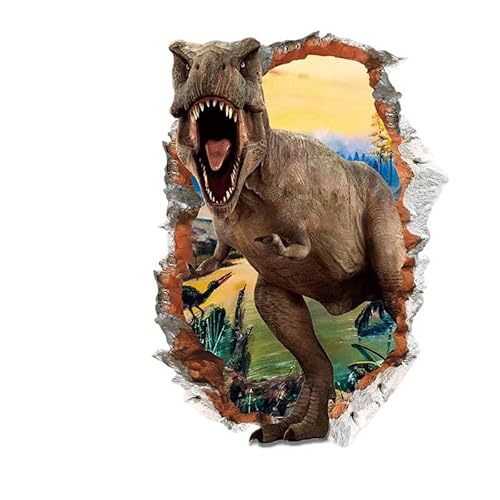 LuckyGGT Wanddurchdringender Dinosaurier-Aufkleber 3D Kreative Personalisierte Dekoration Hintergrund Wandaufkleber Selbstklebendes Dekoratives Gemälde 50 * 70cm LuckyGGT Wanddurchdringender Dinosaurier-Aufkleber 3D Kreative Personalisierte Dekoration Hintergrund Wandaufkleber Selbstklebendes Dekoratives Gemälde 50 * 70cm von LuckyGGT