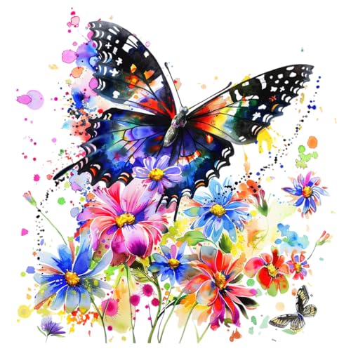 LuckyGGT bemalte Schmetterlingsaufkleber Wohnzimmer Wandverschönerung PVC dekorative Malerei Pflanzenblumen Wandaufkleber 30 * 30cm LuckyGGT bemalte Schmetterlingsaufkleber Wohnzimmer Wandverschönerung PVC dekorative Malerei Pflanzenblumen Wandaufkleber 30 * 30cm von LuckyGGT