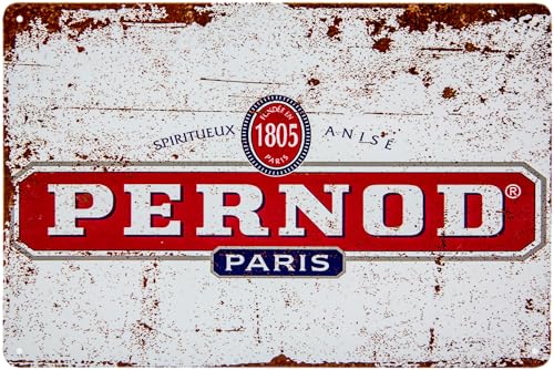 30 x 20 cm RICARD Pastis Pernod – Café & Bar Blechschild für Frankreich Liebhaber – Kaffeehaus Kultur – Restaurant Deko Wandschild von LuckyLinde
