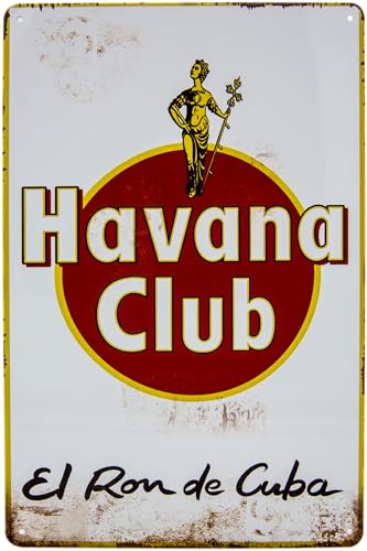 30 x 20 cm Retro Blechschild passend Havanna Club Liebhaber - Vintage Rum, Cuba Libre, Bar Schild von LuckyLinde