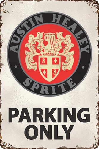 LUCKYLINDE Retro Blechschild passend für AUSTIN Oldtimer Fans und Liebhaber, Werkstatt und Garagen Schild, 20 x 30 cm - Parking Only LUCKYLINDE Retro Blechschild passend für AUSTIN Oldtimer Fans und Liebhaber, Werkstatt und Garagen Schild, 20 x 30 cm - Parking Only von LuckyLinde