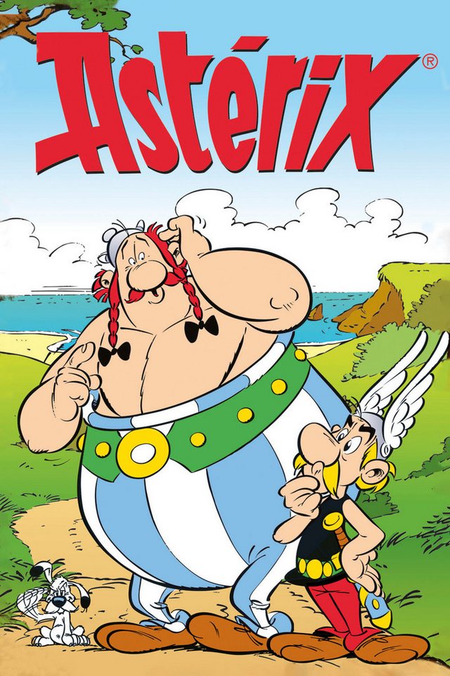 LuckyLinde Leinwandbild Asterix, Obelix und Idefix II, Cartoon, Comic, Fantasy, Figuren, Film, Filmfiguren (1 St), Canvasbild Wanddeko Bild zum Film "Kampf der Häuptlinge" von LuckyLinde