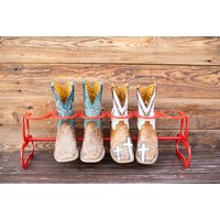 Boot Regal - Lagerung Hufeisen Stiefel Rustikales Organizer Dekor von LuckyShoeCreation