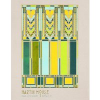 Martin Housewindow/Frank Lllloyd Wright Kunstdruck von LuckySkye