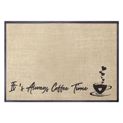 Kaffee-Bar-Matte, Kaffee-Matte für Arbeitsplatte, Kaffeekannen-Unterlage, Kaffee-Bar-Zubehör, Kaffeekanne, Espressomaschine Kaffee-Bar-Matte, Kaffee-Matte für Arbeitsplatte, Kaffeekannen-Unterlage, Kaffee-Bar-Zubehör, Kaffeekanne, Espressomaschine von Lucxhcky
