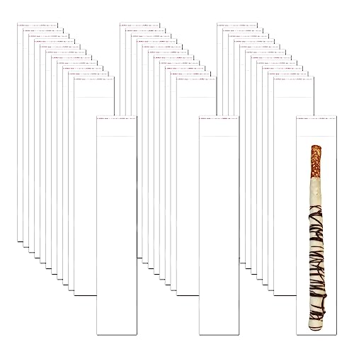 Durchsichtig Zellophanbeutel Lange 100stk 5x25cm Selbstklebenden Cellophanbeutel für Stabkerzen Cellophantaschen für Bookmark 50µm Transparent Plastiktüten für Schmuck Schokolade Party Dekorativ von LucyStudio