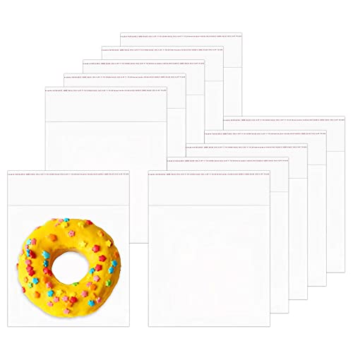 Transparente Selbstklebenden Zellophan Beutel 13x13cm 300pcs Versiegelbare Cellophantaschen 50µm Klare Klebeverschluss Plastiktüten Square Kunststoff Taschen für Süßigkeiten Bäckerei Cookies von LucyStudio