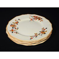 4Er Set Alfred Meakin Marigold Delicia Windmühle Astoria Form Brot Und Butterteller 16, 5 "Bone China England Orange Floraler Beilagenteller Ap 4Er Set Alfred Meakin Marigold Delicia Windmühle Astoria Form Brot Und Butterteller 16, 5 "Bone China England Orange Floraler Beilagenteller Ap von LucysMidCentury