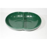Vintage Forest Garden Melmac Grün Geteilte Schale Von Richarda Melamine Servierschale Hartplastik Made in Canada Mcm von LucysMidCentury