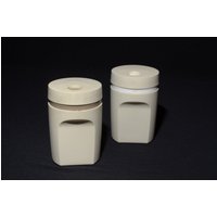 Vintage Tupperware Salz Und Pfefferstreuer Set Mandel Retro Made in Canada 1471-12 von LucysMidCentury