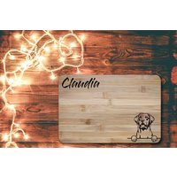 Frühstücksbrettchen Mit Einer Auswahl Von 125 Hunderassen Personalisiert Deinem Namen von LudicrousShop