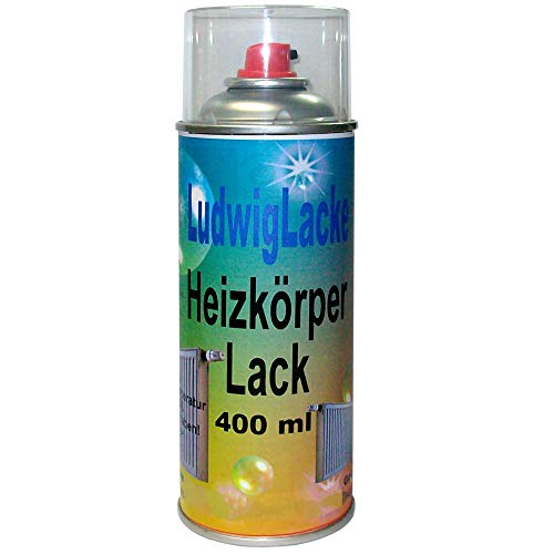 Ludwig Lacke Heizkörperlack Spray RAL 9005 TIEFSCHWARZ MATT 400 ml von Ludwiglacke