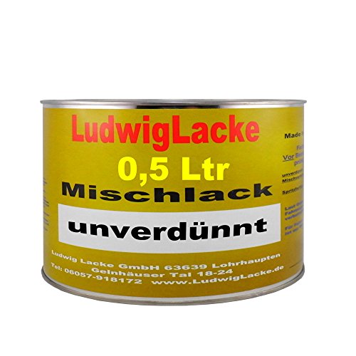 Ludwig Lacke 500 ml unverdünnter Autolack für Nissan Silver, Metallic, KL0 Bj.91-12 von Ludwiglacke