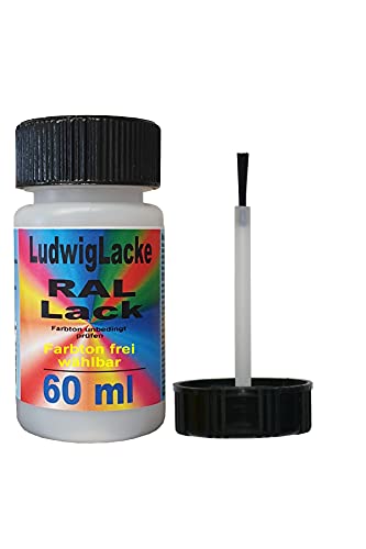 Ludwig Lacke 60 ml Lackstift mit Pinsel im Farbton RAL 7026 Granitgrau von Ludwig Lacke