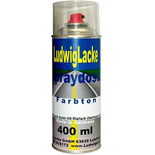 Ludwig Lacke Spraydose Autolack für Hyundai 400ml im Farbton Creamy White NCW Bj.00-12 von Ludwiglacke