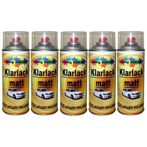 LudwigLacke 5 Klarlackspray matt 400 ml je Spraydose von LudwigLacke