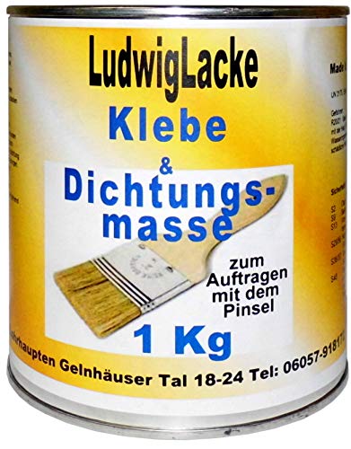 Dichtungsmasse 3 x 1 kg Klebe Fugendichtung von LudwigLacke