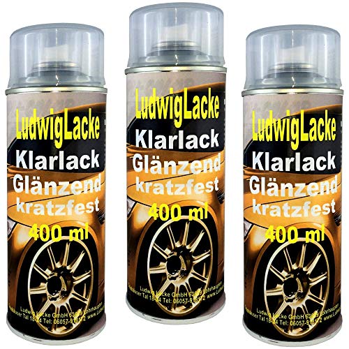 Klarlack glänzend Spraydose 3 x 400ml Klarlack glänzend Spraydose 3 x 400ml von LudwigLacke