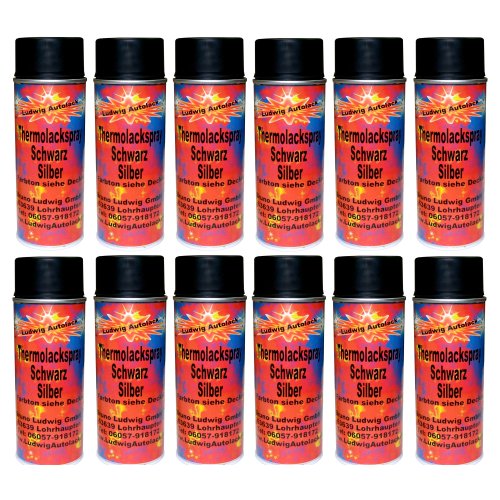 LudwigLacke 12 Thermolack Spray 400ml Schwarz Auspuff Motor Autolack LudwigLacke 12 Thermolack Spray 400ml Schwarz Auspuff Motor Autolack von LudwigLacke