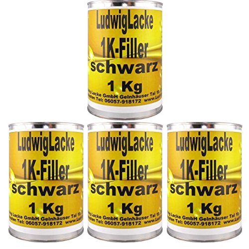 LudwigLacke 1K Füller Schwarz 4 kg Grundierfüller LudwigLacke 1K Füller Schwarz 4 kg Grundierfüller von LudwigLacke