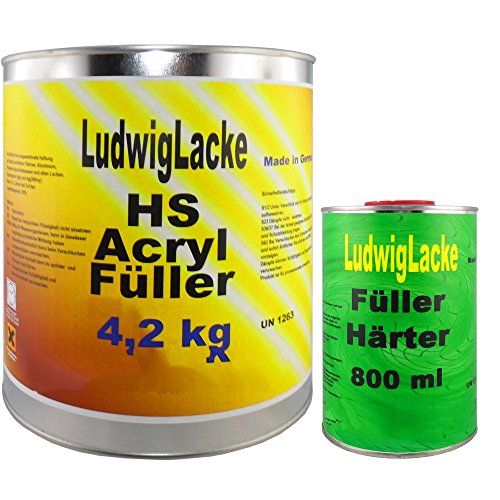 LudwigLacke 5 kg Set Acrylfüller GRAU Rostschutz LudwigLacke 5 kg Set Acrylfüller GRAU Rostschutz von LudwigLacke