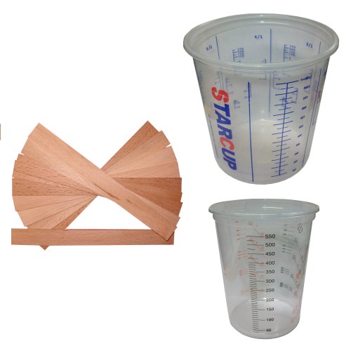 LudwigLacke Lackierset 20 Stück Rührhölzer + 20x Mischbecher1300ml + 20x Mischbecher650ml LudwigLacke Lackierset 20 Stück Rührhölzer + 20x Mischbecher1300ml + 20x Mischbecher650ml von LudwigLacke