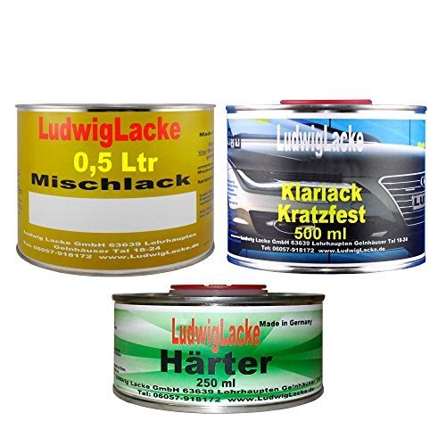RAL Set Reflex Silver Farbcode LA7W oder 8E oder 8E8E Baujahr 1997-2013 Metallic Lack 0,5 Liter spritzfertiger Basislack 0,5 Liter Klarlack und 0,25 Liter passender Härter RAL Set Reflex Silver Farbcode LA7W oder 8E oder 8E8E Baujahr 1997-2013 Metallic Lack 0,5 Liter spritzfertiger Basislack 0,5 Liter Klarlack und 0,25 Liter passender Härter von LudwigLacke