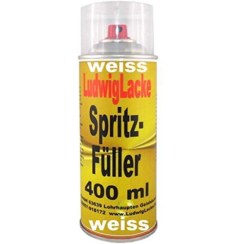 LudwigLacke Spritzspachtel Spritzfüller Grundierung Spraydose 1 x 400ml Weiss von LudwigLacke