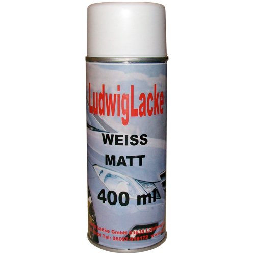 Standardspray 1 Lackspray Weiss matt 400 ml je Spraydose von LudwigLacke