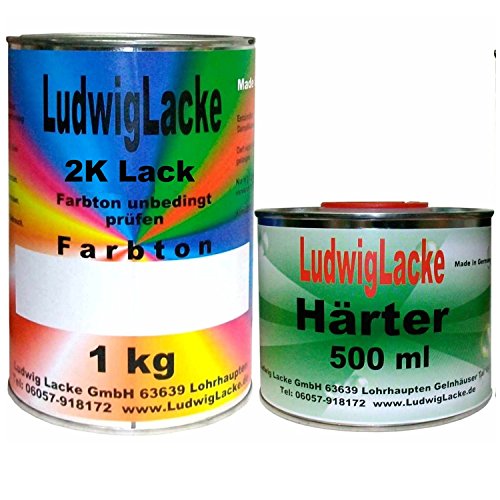 Ludwiglacke 1,5 kg Set RAL Y3C AMULETTROT 1999/ von Ludwiglacke