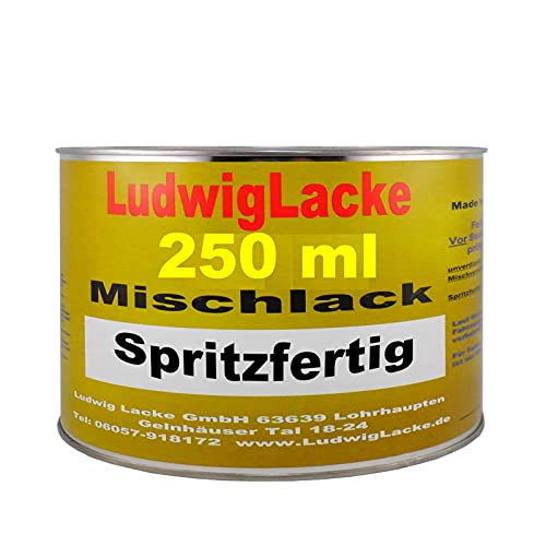 Ludwiglacke 250ml Autolack spritzfertig für VW Cosmicgruen met. LA6P von LudwigLacke