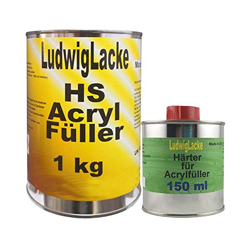 LudwigLacke Acrylfüller 1,15kg grau Grundierung Rostschutz Haftgrund Füller Filler & Härter LudwigLacke Acrylfüller 1,15kg grau Grundierung Rostschutz Haftgrund Füller Filler & Härter von LudwigLacke