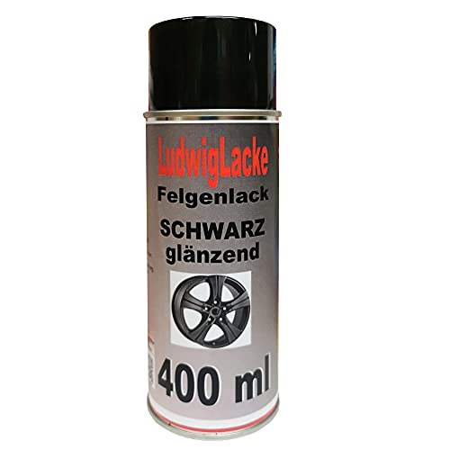 LudwigLacke Felgenlack schwarz glänzend Spraydose 400ml LudwigLacke Felgenlack schwarz glänzend Spraydose 400ml von LudwigLacke