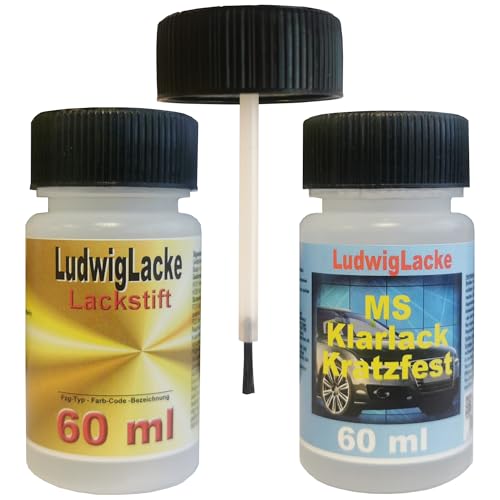 Ludwiglacke Lackstift Set für VW Shadowblue Farbcode LD5Q oder P6 oder P6P6 Baujahr 1997-2013 Metallic Lack - 2 Lackstifte a 50 ml 50 ml Basislack und 50 ml Klarlack. Ludwiglacke Lackstift Set für VW Shadowblue Farbcode LD5Q oder P6 oder P6P6 Baujahr 1997-2013 Metallic Lack - 2 Lackstifte a 50 ml 50 ml Basislack und 50 ml Klarlack. von LudwigLacke