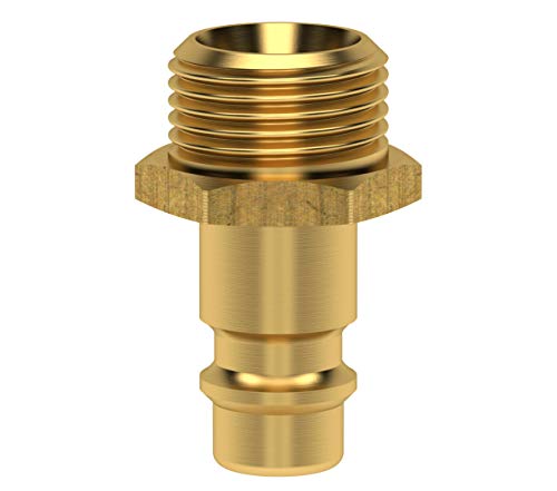 10 Stück Druckluftkupplung Kupplungsstecker ES 12 NA Lüdecke Stecknippel G 1/2 Zoll Außengewinde DN 7,2, messing blank 10 Stück Druckluftkupplung Kupplungsstecker ES 12 NA Lüdecke Stecknippel G 1/2 Zoll Außengewinde DN 7,2, messing blank von Lüdecke