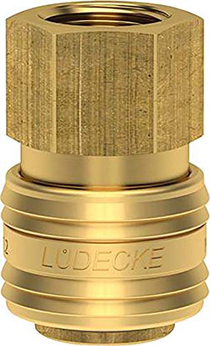 LÜDECKE Schnellverschlusskupplung Ser.ES NW7,2 G1/2 IG von Lüdecke